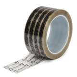 ESD Anti-Static Printed Tape, 2"x72 Yds, 3" Core, 2.4 mil, Clear/Symbol redirect to product page